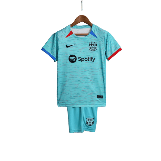 Kids Kit - Barcelona Third 23/24