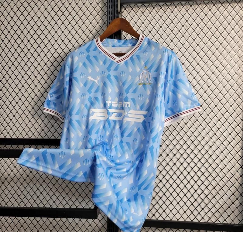 23-24 Olympique Marseille Blue Training Special Edition Jersey