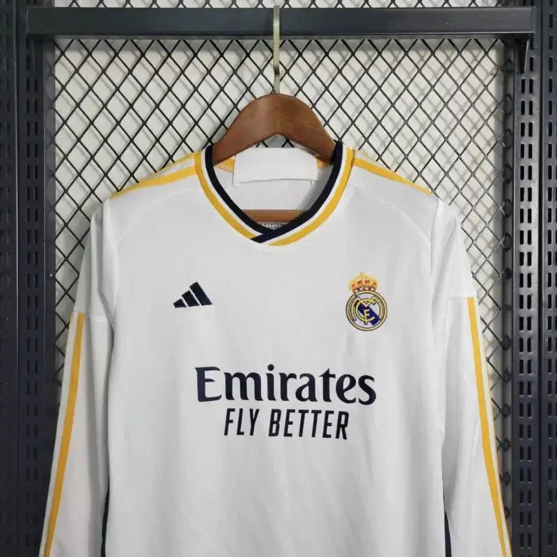 Kids Kit - Real Madrid Main 23/24-Long Sleeve