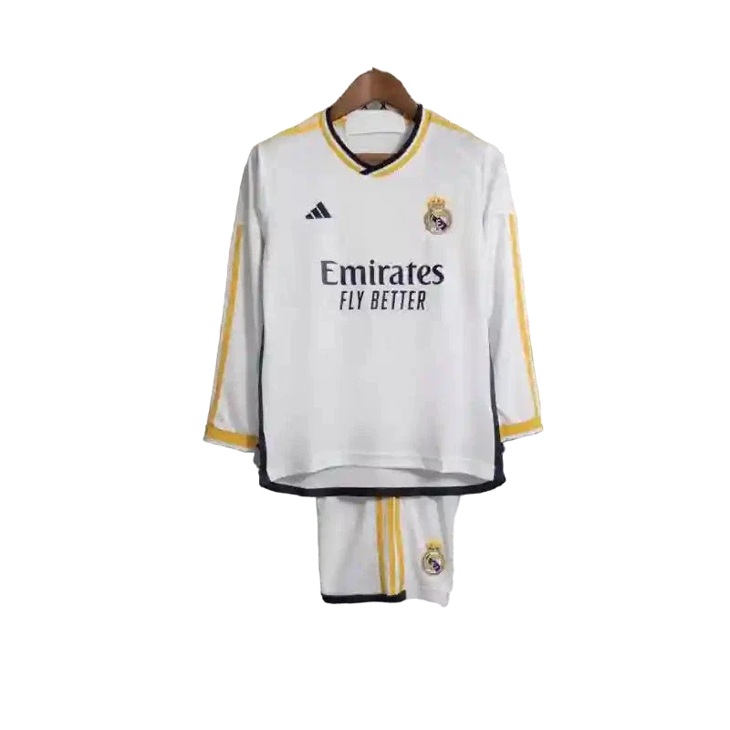 Kids kit-real madrid main 23/24-hosszú ujjú