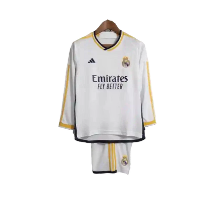 Kids Kit - Real Madrid Principal 23/24 - Manga Comprida