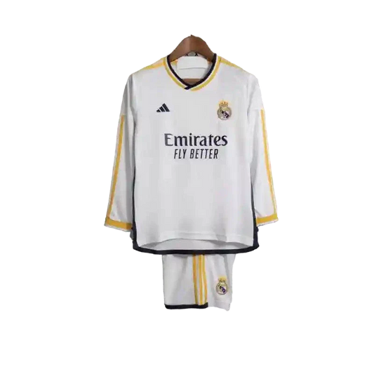 Kids kit-real madrid main 23/24-hosszú ujjú