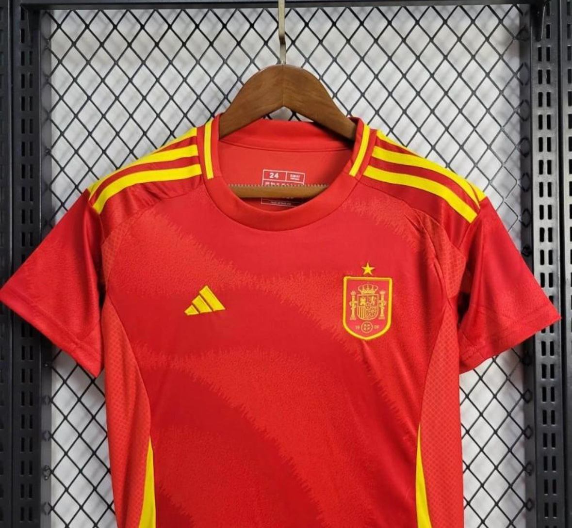 2024 Kids Kit Spain Home Jersey