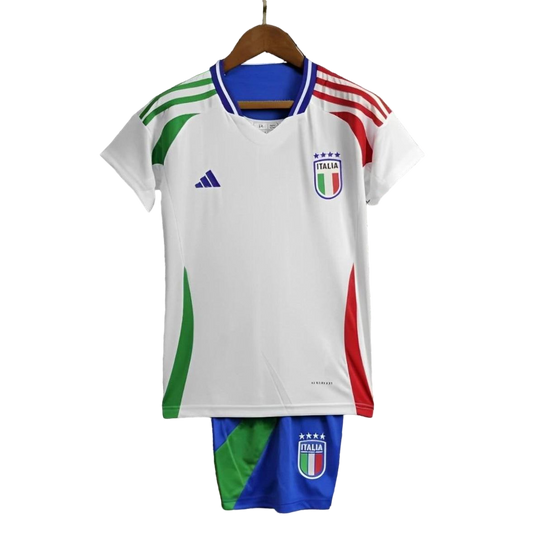 2024 Kids Kit Italy Away Maillot Blanc