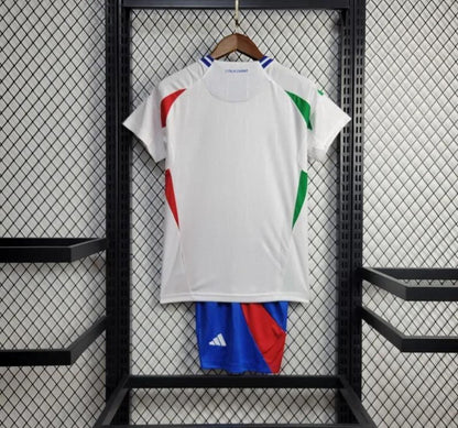 2024 Kids Kit Italy Away Maillot Blanc