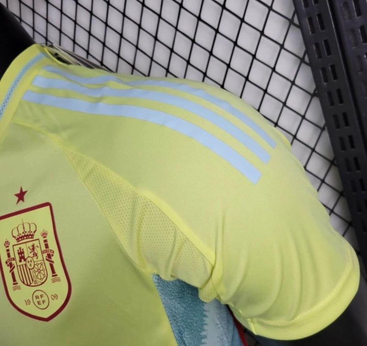 Player Version 2024 Spain Away Yellow Jersey