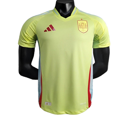 Spelerversie 2024 Spanje Uit Gele Jersey