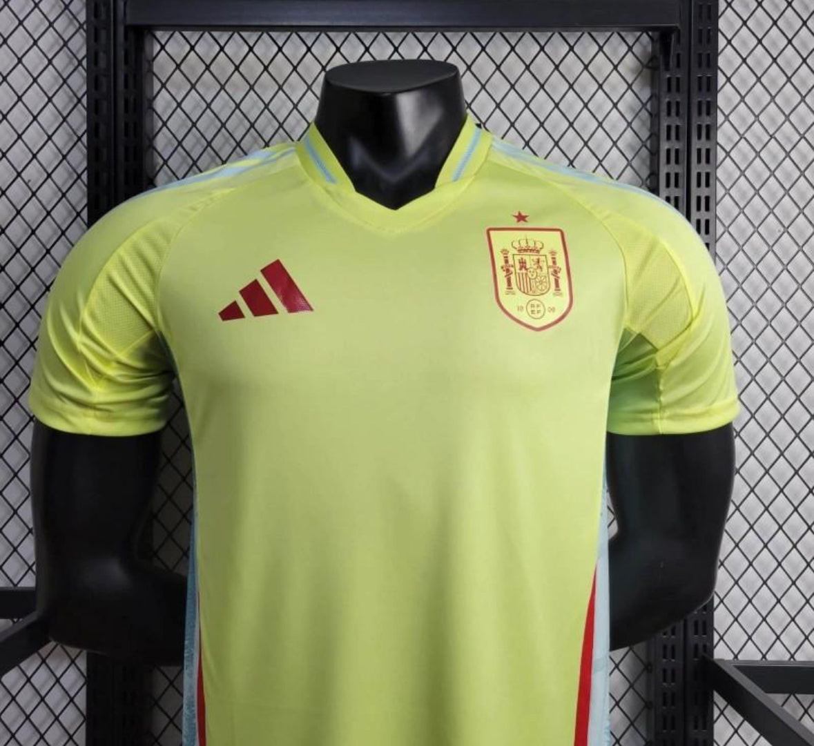 Player Version 2024 Spain Away Yellow Jersey