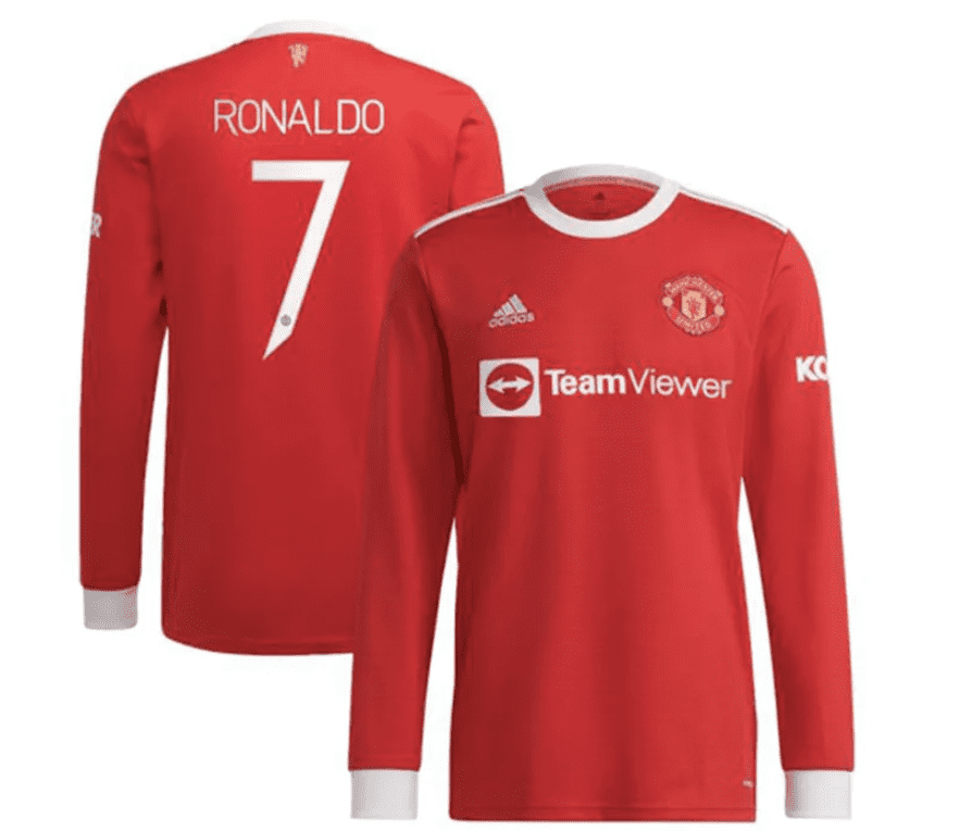 Manchester United Home 21/22-Manches Longues-Ronaldo 7