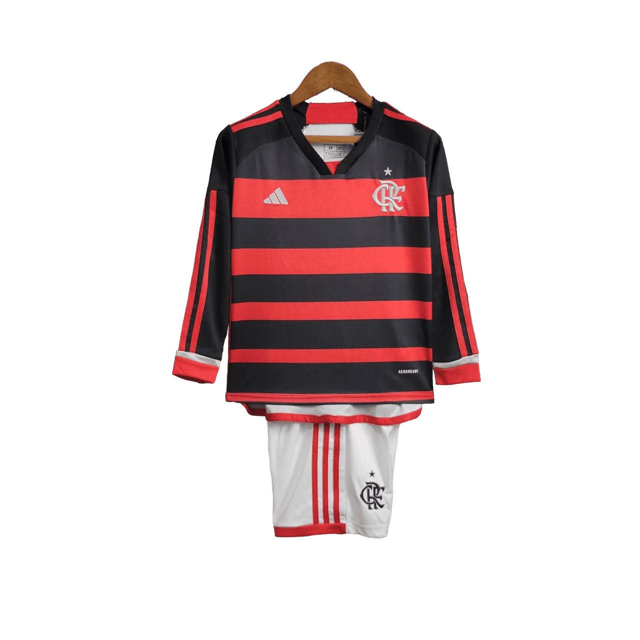 Kids Kit - Flamengo Home 24/25 - Long Sleeve