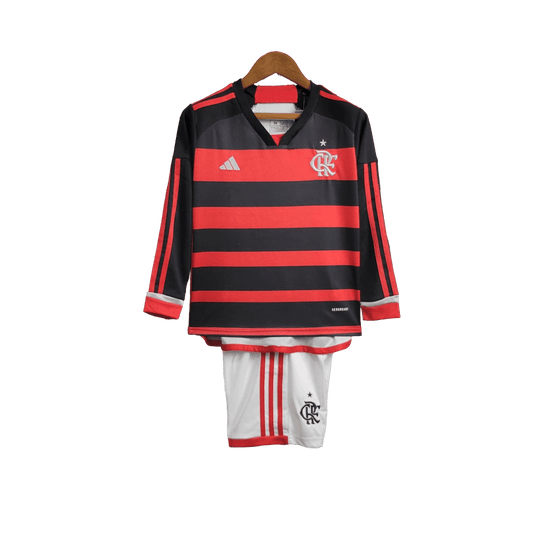 Kids Kit - Flamengo Main 24/25-Lange mouw