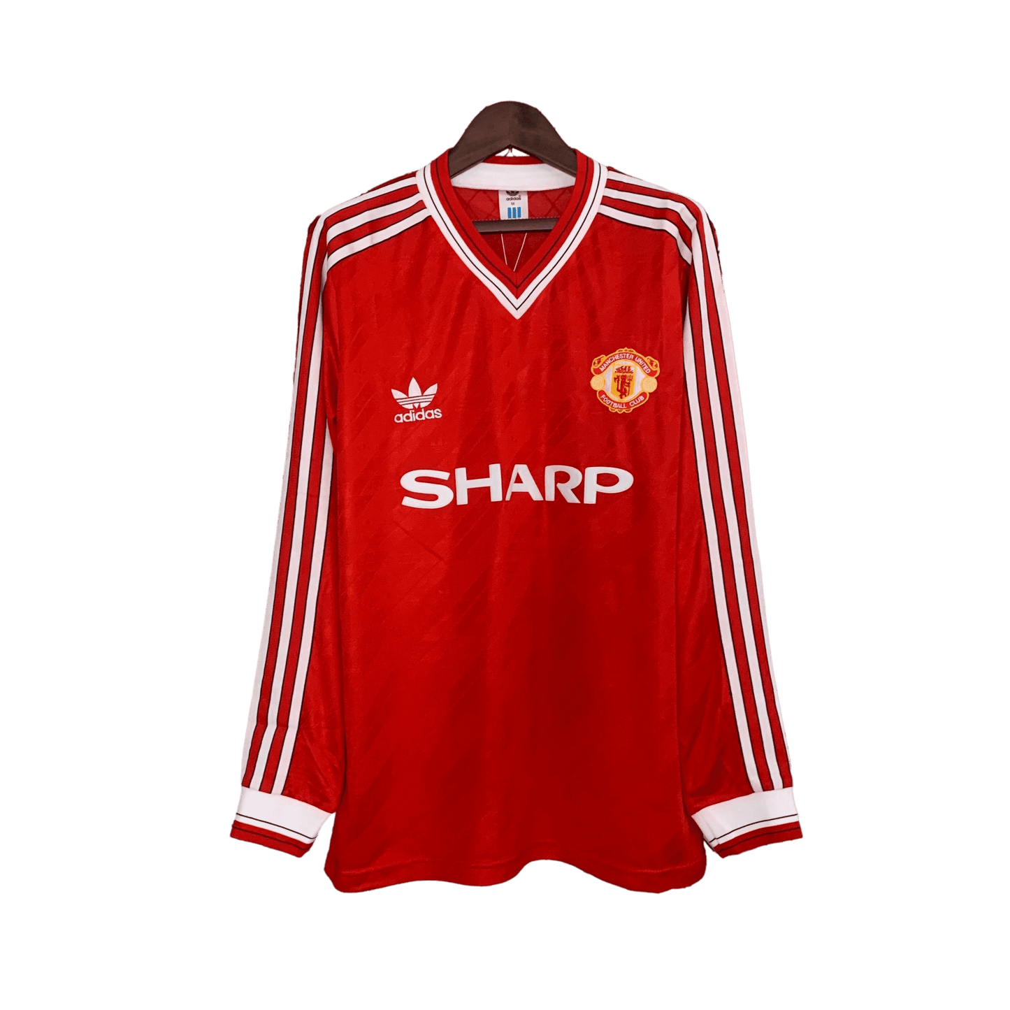 Príomhoide Manchester United 86/87-Sleeve Fada