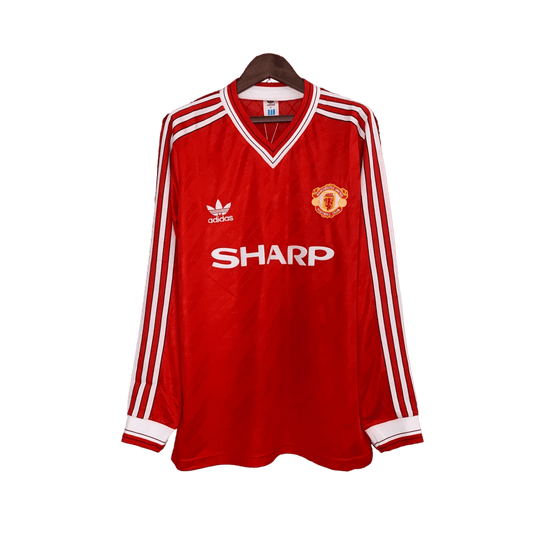 Manchester United Principal 86/87-Lange mouw