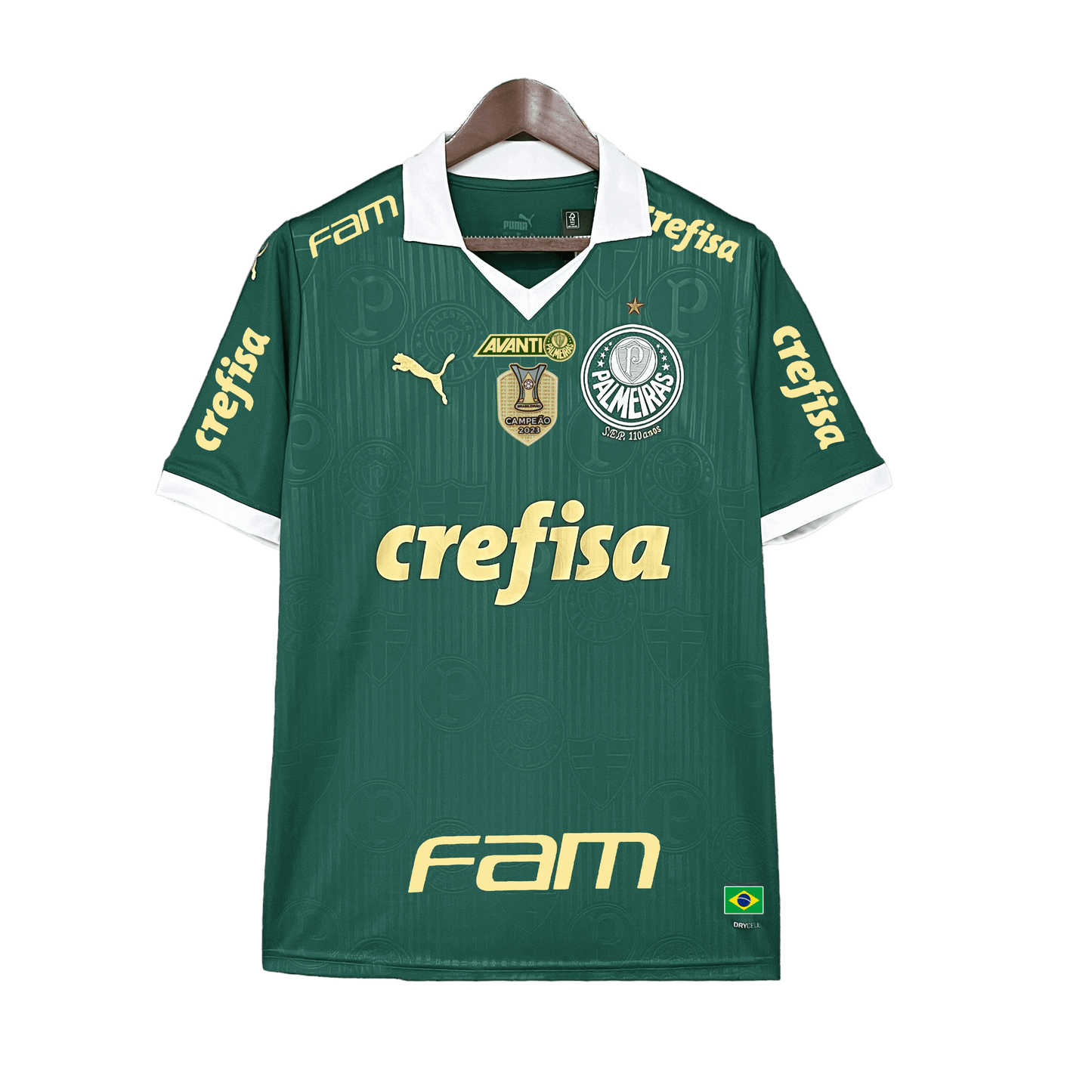 Palmeiras Principal 24/25 - Todos os Patrocínios + Símbolo de Campeão