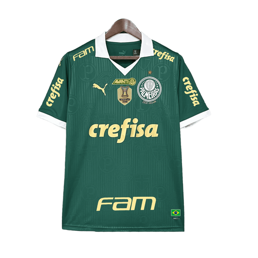 Palmeiras Principal 24/25 - Todos os Patrocínios + Símbolo de Campeão