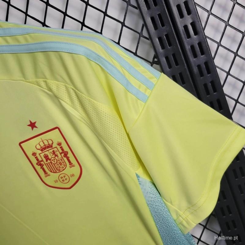 24/25 Espagne Extérieur Maillot Jaune