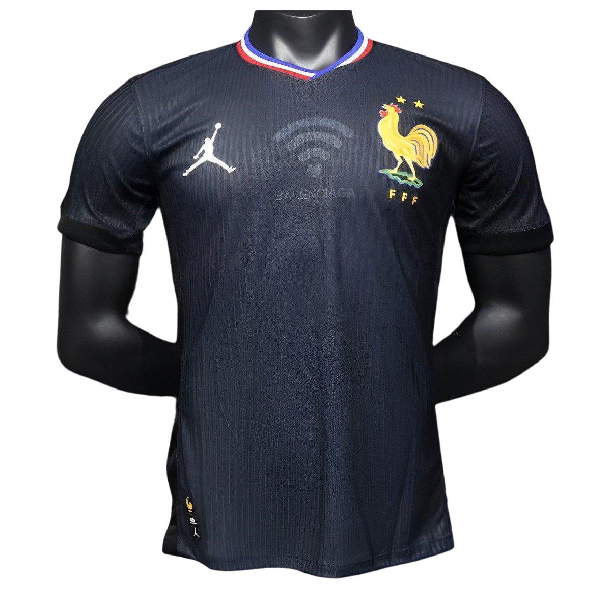 Player Version 2024 France x Balenciaga Navy Special Jersey