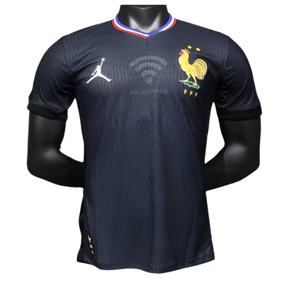 Spieler Version 2024 Frankreich x Balenciaga Navy Special Jersey