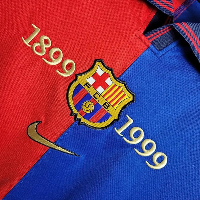 Barcelona 99/00-100 &deg; compleanno-Manica lunga