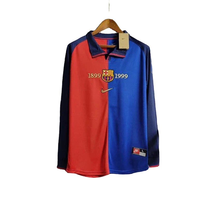 Barcelona 99/00-100 &deg; compleanno-Manica lunga