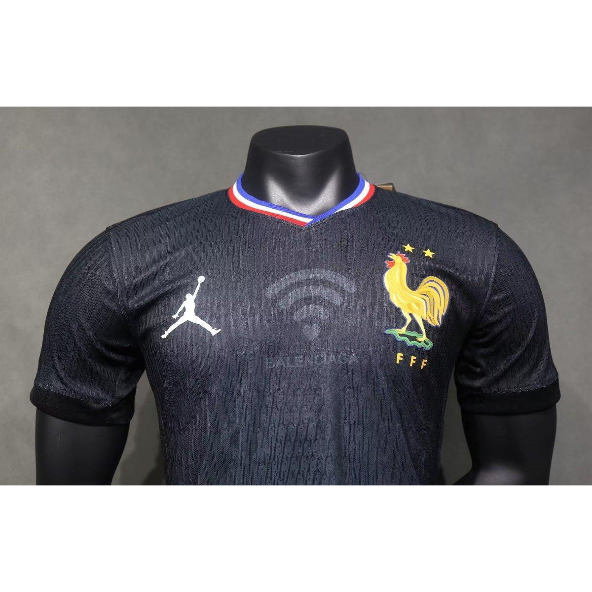 Versión del jugador 2024 Francia x Balenciaga Armada Especial Jersey