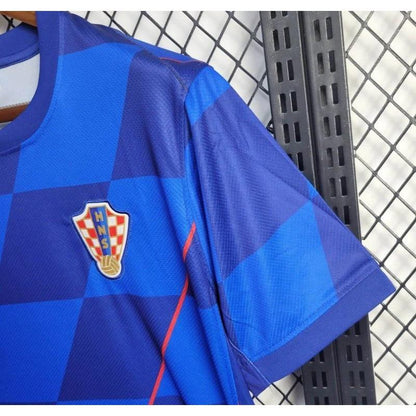 2024 Kroatien Auswärts Blue Jersey