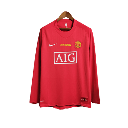 Manchester United Main 07/08-Manga Larga-Champions League Final