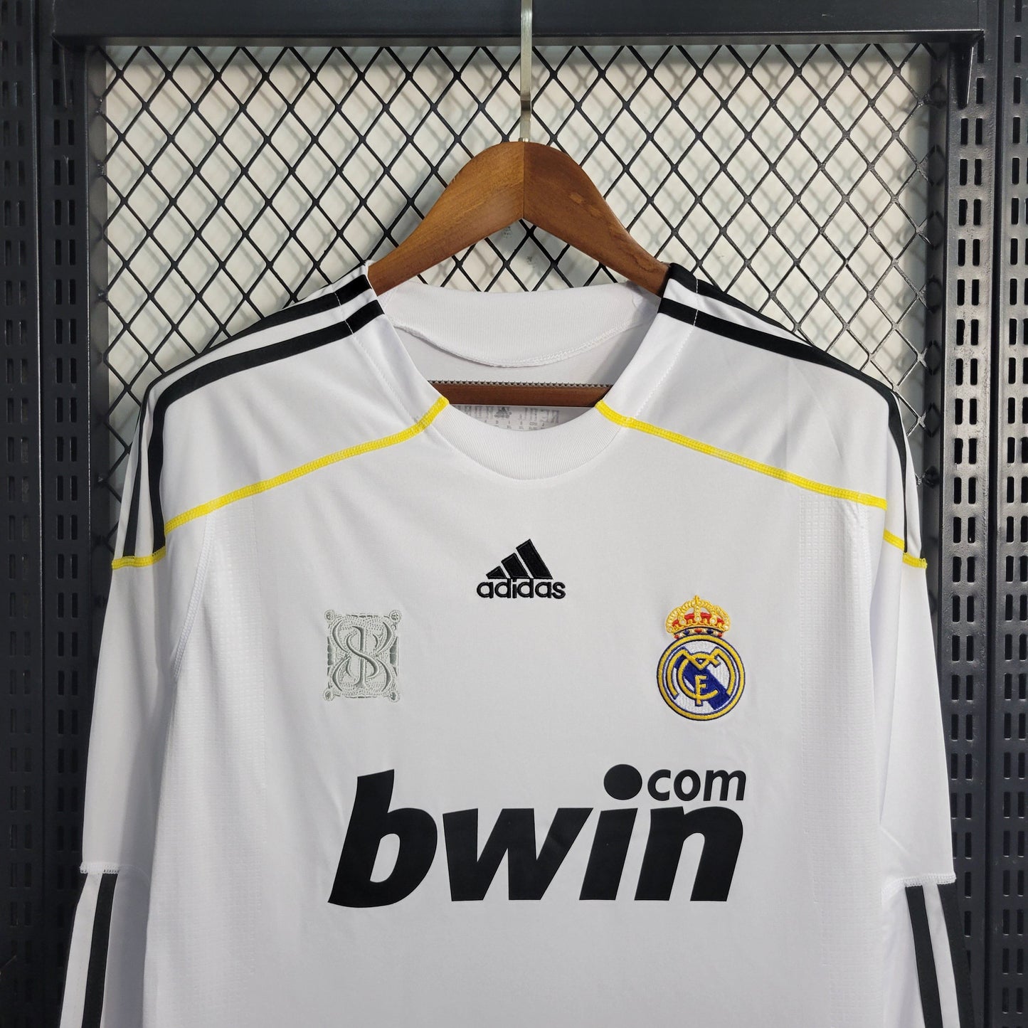 Real Madrid Príomhoide 09/10-Sleeve fada