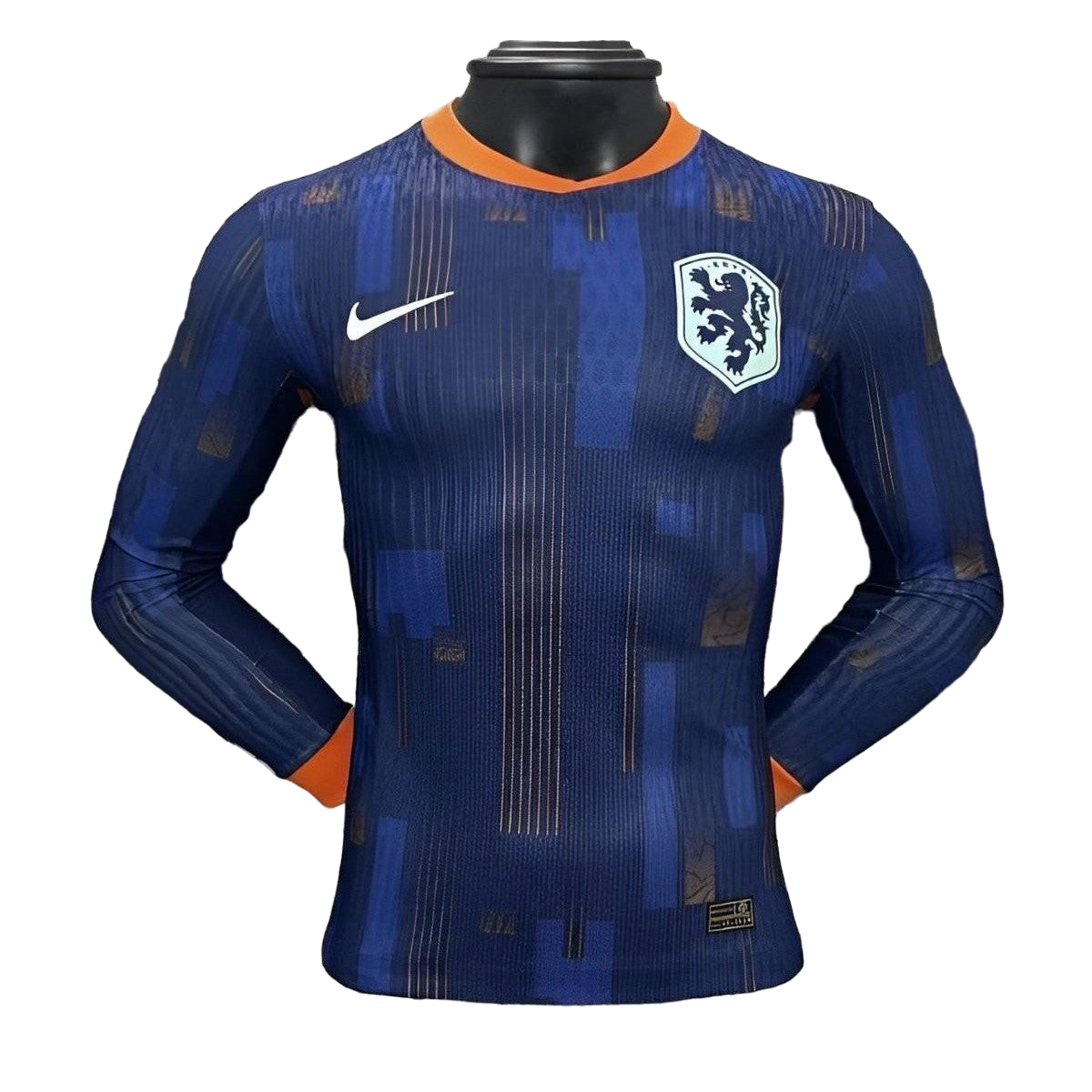 Player Version 2024 Netherlands Away Long Sleeve Jersey