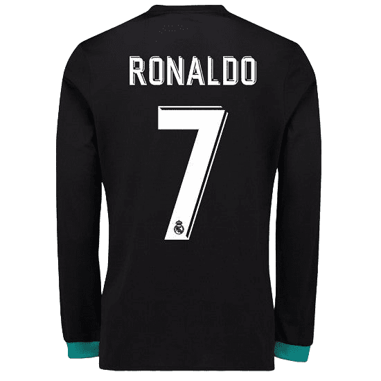 Real madrid alternatív 17/18-ronaldo 7-hosszú ujjú